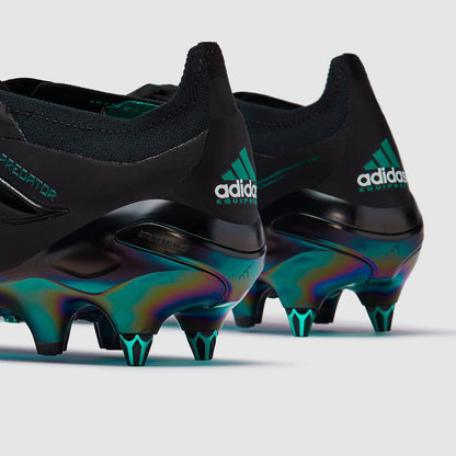 PREDATOR TONGUE ELITE SG - CORE BLACK/GREEN