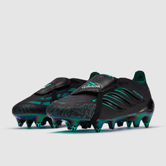 PREDATOR TONGUE ELITE SG - CORE BLACK/GREEN