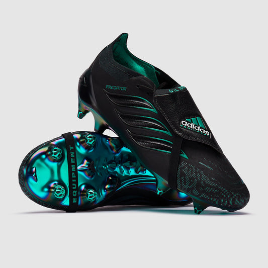 PREDATOR TONGUE ELITE SG - CORE BLACK/GREEN