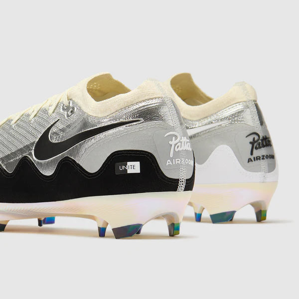 MERCURIAL VAPOR 16 ELITE FG x PATTA - Special Edition Chrome/Black/White