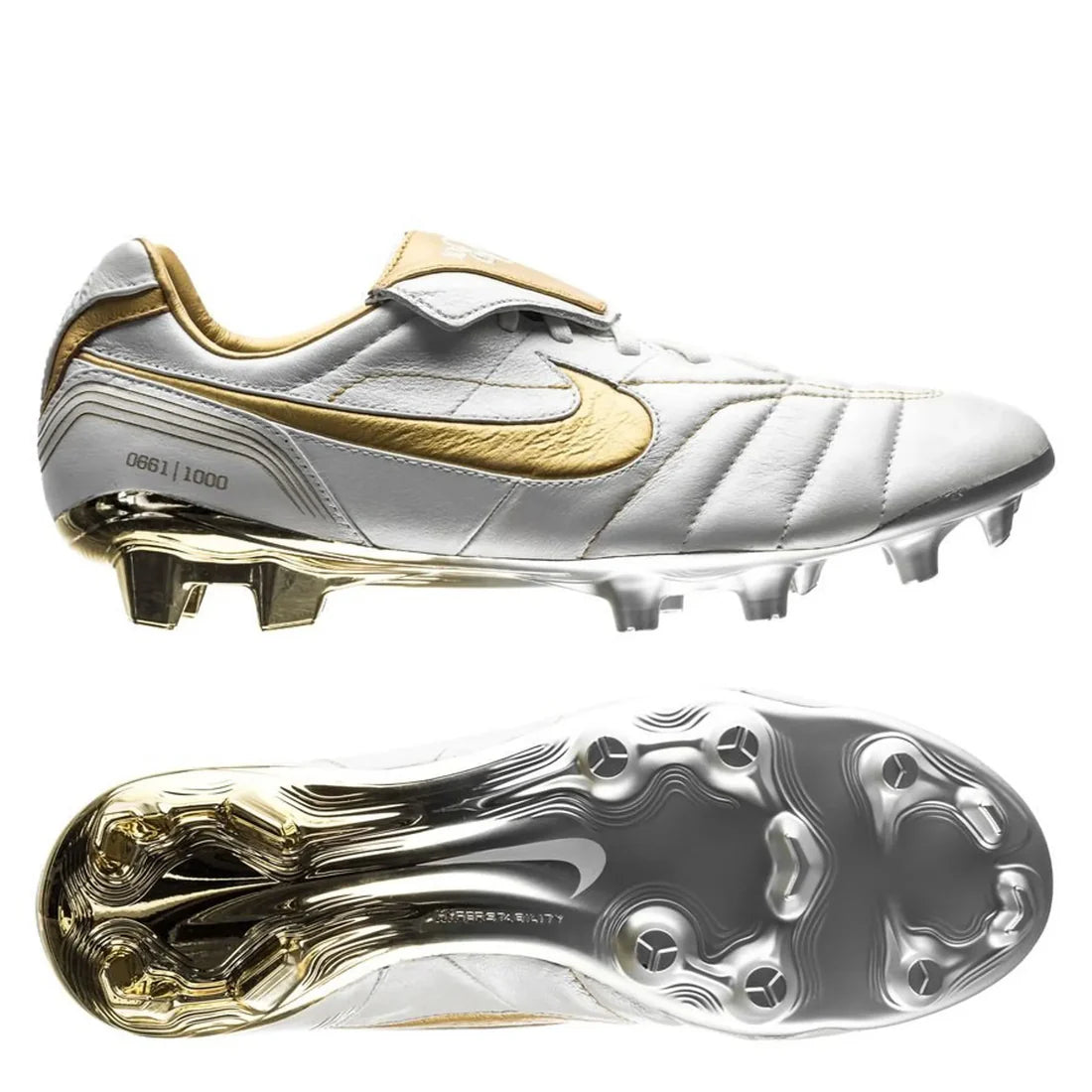 TIEMPO LEGEND 7 ELITE FG - WHITE/GOLD LIMITED EDITION