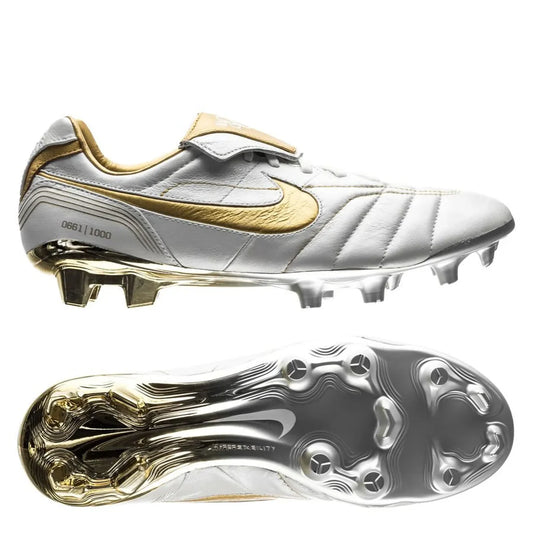 TIEMPO LEGEND 7 ELITE FG - WHITE/GOLD LIMITED EDITION